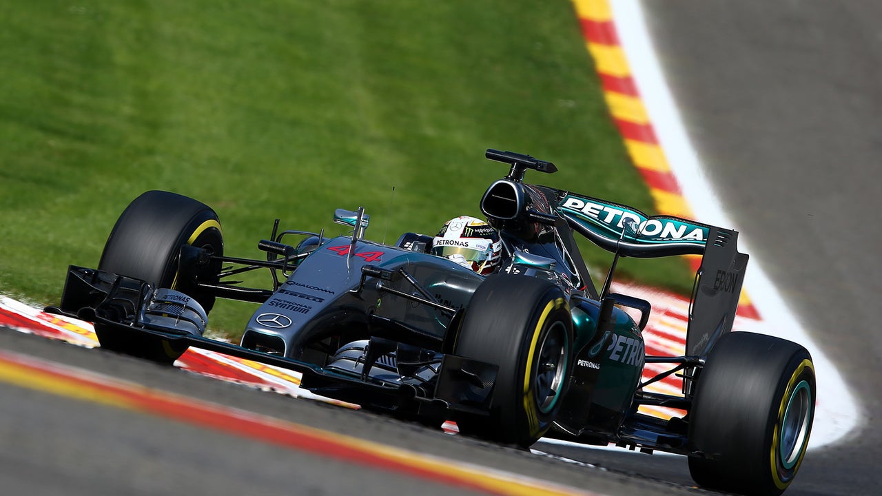 F1: Hamilton leads Mercedes 1-2 in qualifying at Spa